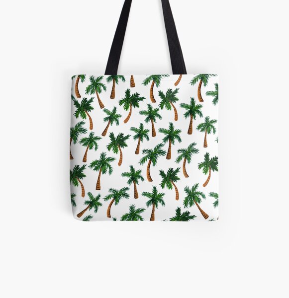Palm Tree Print All Over Print Tote Bag