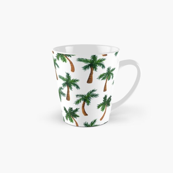 Palm Tree Print Tall Mug
