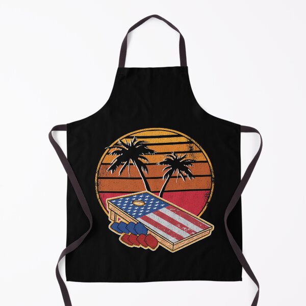 Item preview, Retro Vintage Sunset Cornhole Board American Flag Corn Hole designed and sold by Stronzi.