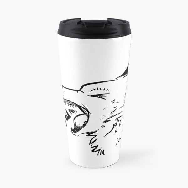 In the Wild - Grey Wolf Travel Mug