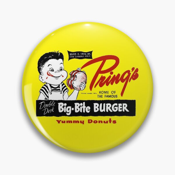 Item preview, PRING'S BIG BITE BURGER - PACKAGING designed and sold by ThrowbackAds.