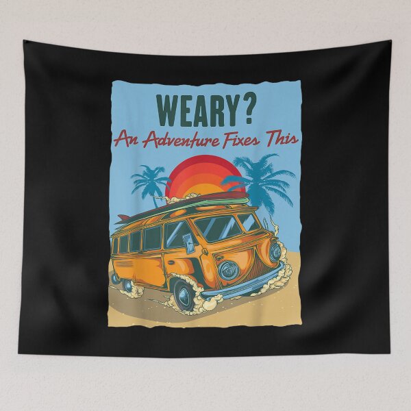 Item preview,  Vacation Weary Adventure Fixes Surfing Surfer designed and sold by caral8.