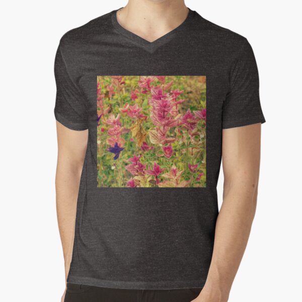 Floral V-Neck T-Shirt