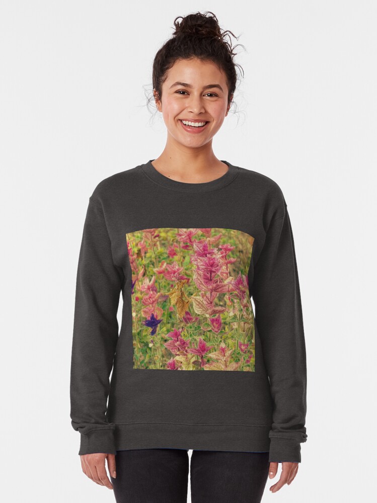 Alternate view of Floral Pullover Sweatshirt