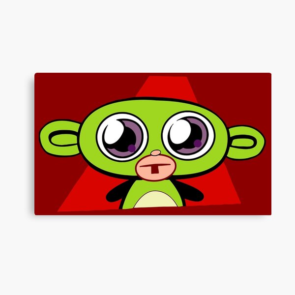Zim Monkey Painting Canvas Print