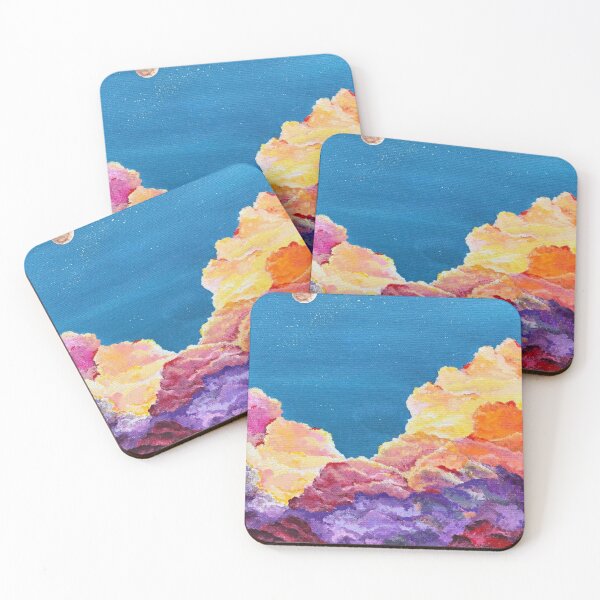 Item preview, POSTER WATERCOLOR MIDNIGHT CLOUD designed and sold by simonclaws.