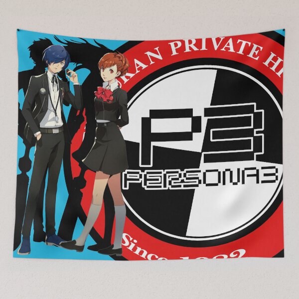 Item preview, Persona 3 - Makoto and Kotone (25th Anniversary) with game Logo designed and sold by VelvetZone.