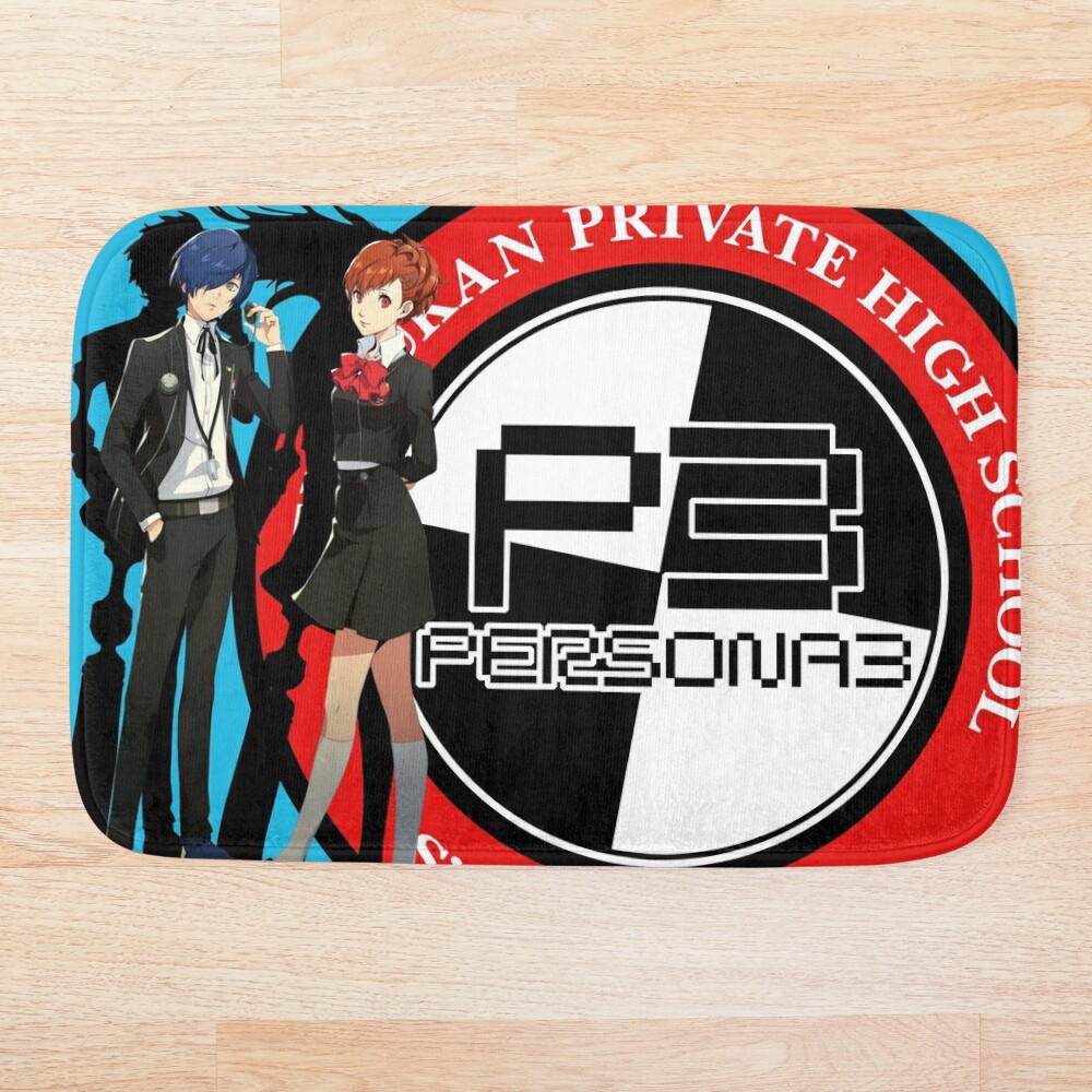 Persona 3 - Makoto and Kotone (25th Anniversary) with game Logo