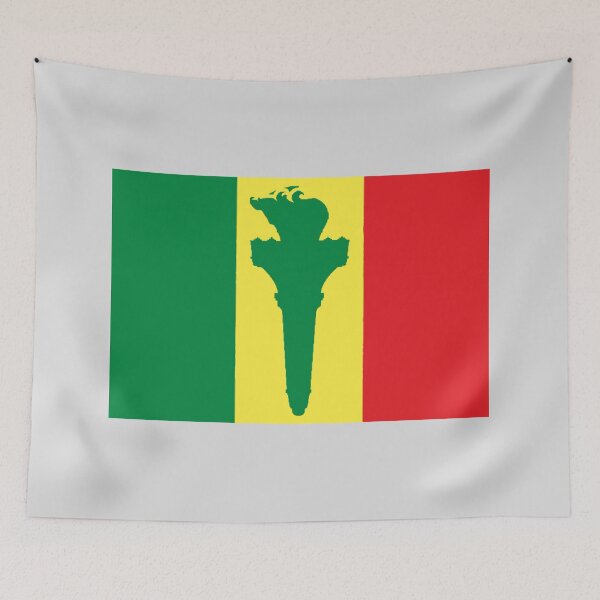Item preview, pro-liberté drapeau Sénégal (Pro-Liberty Senegal Flag) designed and sold by JonathanR1994.