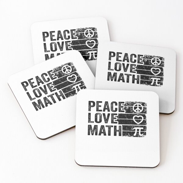 Item preview, Peace Love Math Vintage Math Nerd Retro Funny Math Teacher designed and sold by Stronzi.