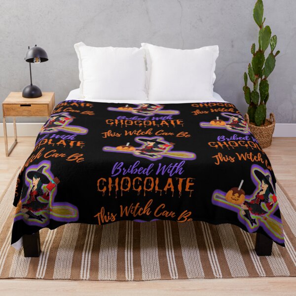 Item preview, This Witch Can Be Bribed With Chocolate designed and sold by WoodburyLake.