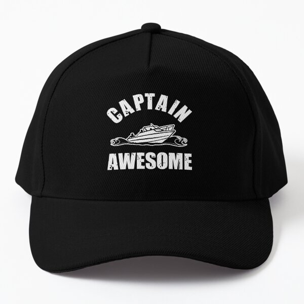 Captain Awesome - speed boat captain Baseball Cap
