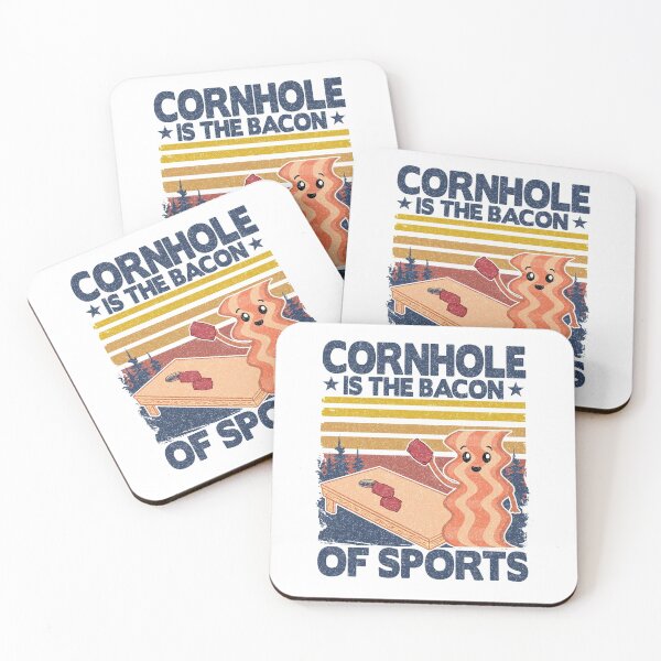 Item preview, Cornhole Is The Bacon Of Sports Vintage Joke Bean Bag Toss designed and sold by Stronzi.