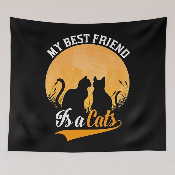 Item preview, My best friend is a cat designed and sold by D3monic.