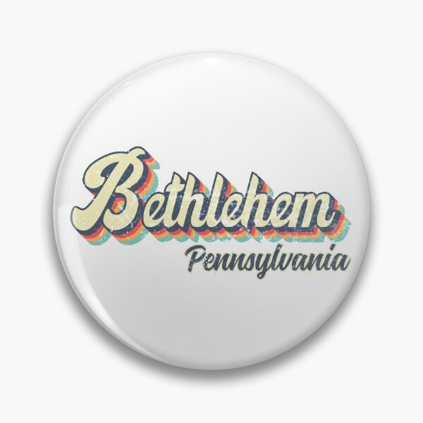 Item preview, Bethlehem City Pennsylvania Retro Vintage 70s rainbow designed and sold by Teelogic.