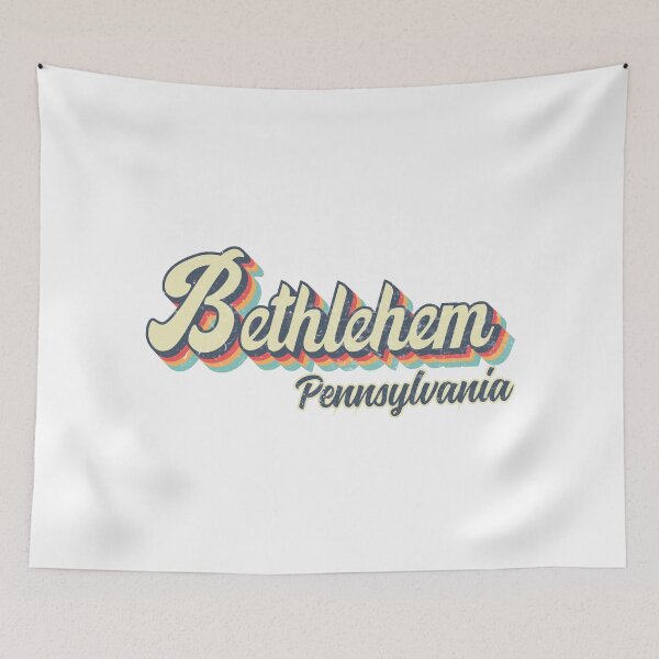 Item preview, Bethlehem City Pennsylvania Retro Vintage 70s rainbow designed and sold by Teelogic.