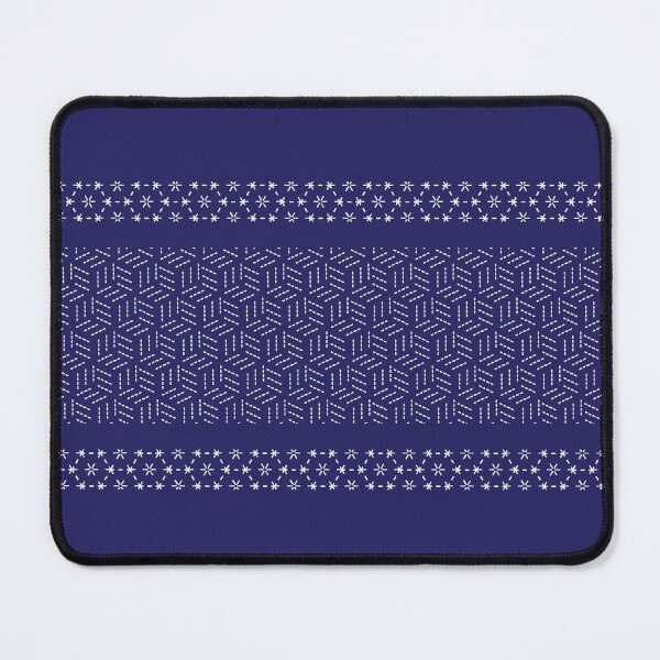 Item preview, Sashiko blue rows designed and sold by FunnyChameleon.