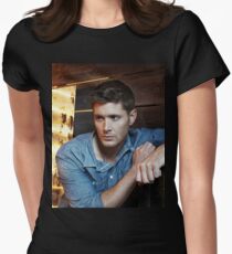 Handsome Jensen Ackles Women's Fitted T-Shirt