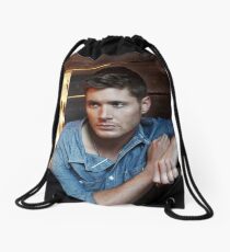 Handsome Jensen Ackles Drawstring Bag