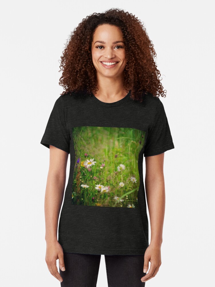 Alternate view of Floral nature Tri-blend T-Shirt
