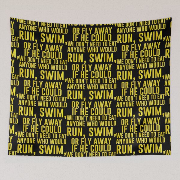Item preview, We don’t need to eat anyone who would run, swim, or fly away if he could - Funny Vegetarian Present For Mom, Dad And Friend designed and sold by Aymanclothings.