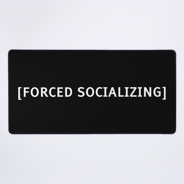 Item preview, Forced Socializing Funny Meme Costume Closed Captions and Subs designed and sold by teeworthy.