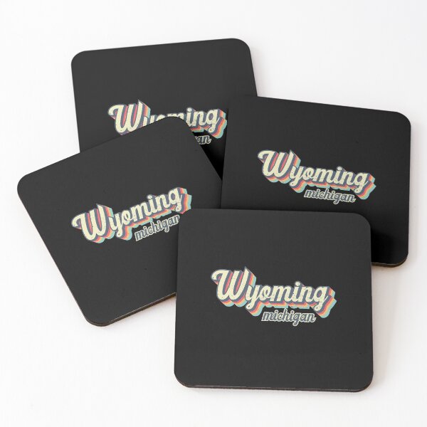 Item preview, Wyoming City Michigan Retro Vintage 70s rainbow designed and sold by Teelogic.