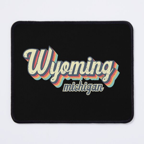 Item preview, Wyoming City Michigan Retro Vintage 70s rainbow designed and sold by Teelogic.
