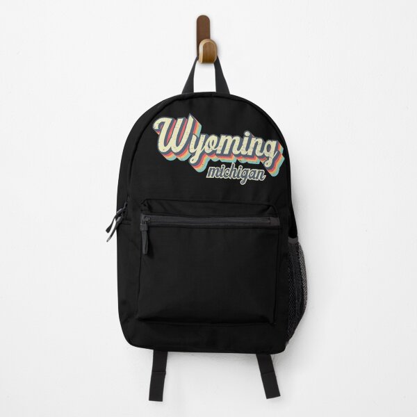 Item preview, Wyoming City Michigan Retro Vintage 70s rainbow designed and sold by Teelogic.