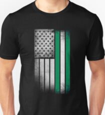 Nigerianische amerikanische Flagge Unisex T-Shirt