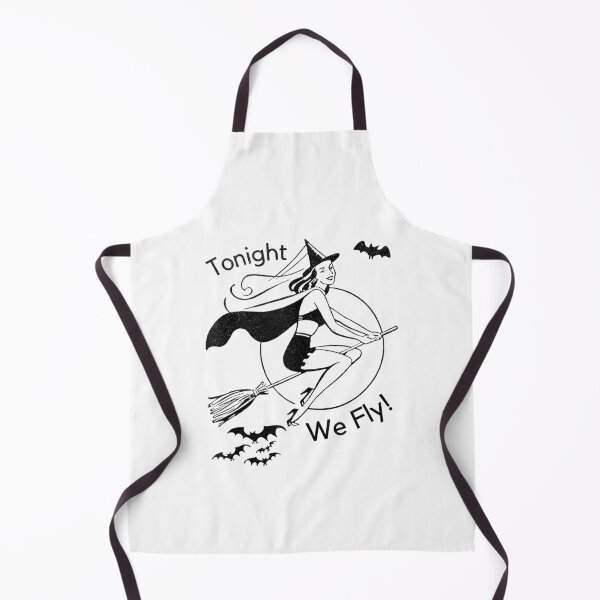 Item preview, Retro Sexy Witchy Woman Tonight-We-Fly Broomstick Vintage Tank Top designed and sold by GarrickShop.