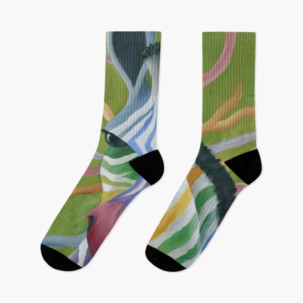 Item preview, The Rainbow Zebra Fab Four--John designed and sold by dragonbee.