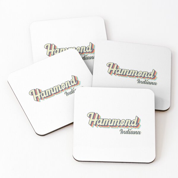 Item preview, Hammond City Indiana Retro Vintage 70s rainbow designed and sold by Teelogic.