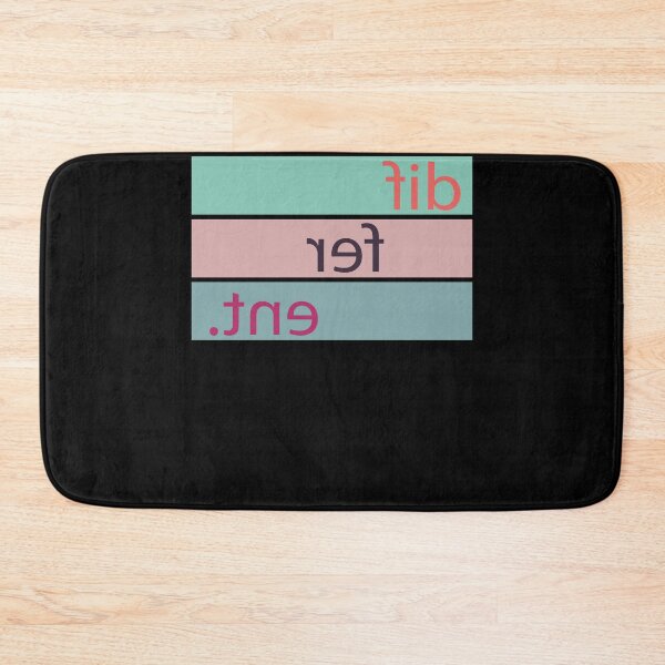 Item preview, Different Vintage Color Typography designed and sold by mariazegena.