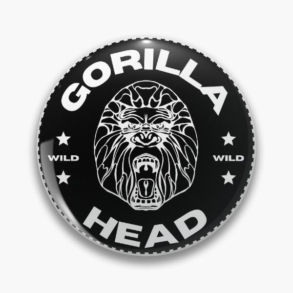 Item preview, Wild Gorilla Head designed and sold by lookperfect.