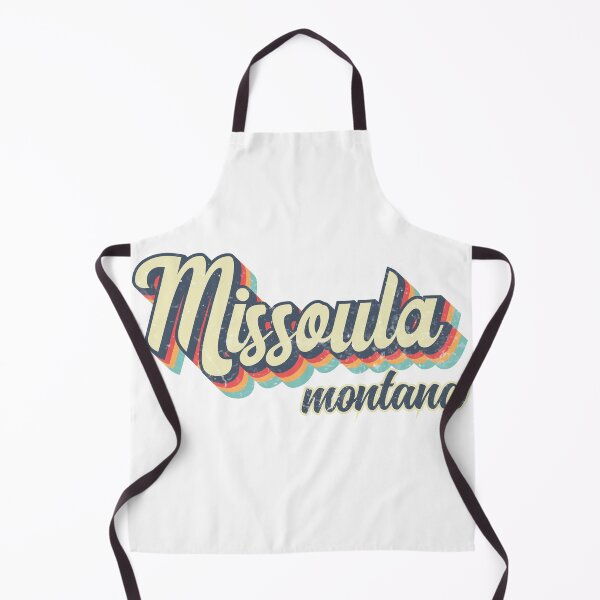 Item preview, Missoula City Montana Retro Vintage 70s rainbow designed and sold by Teelogic.