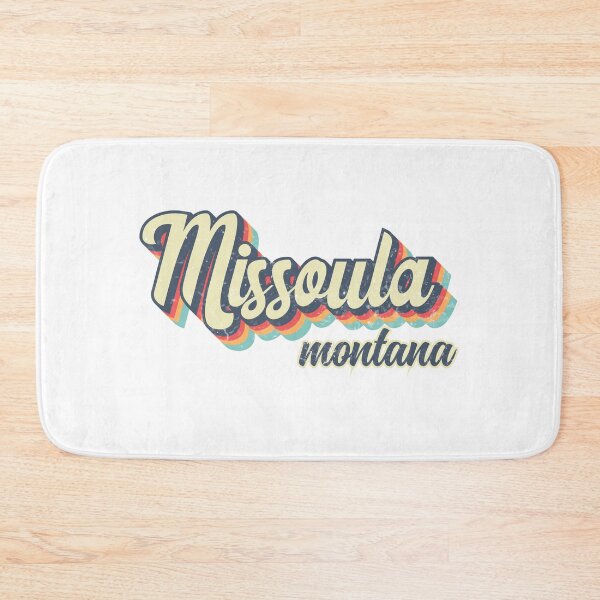 Item preview, Missoula City Montana Retro Vintage 70s rainbow designed and sold by Teelogic.