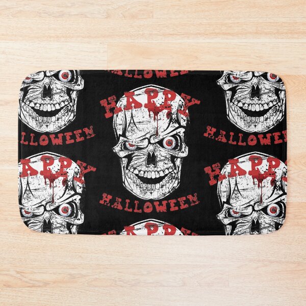 Item preview, Distressed Happy Halloween Skull designed and sold by 133DandC.
