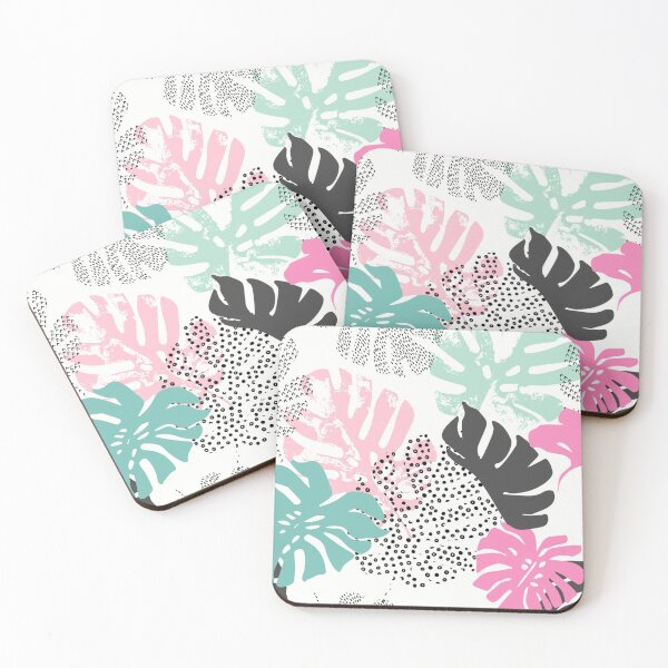 Item preview, Abstract monstera leaf in scandinavian colors designed and sold by Gurshnet68.
