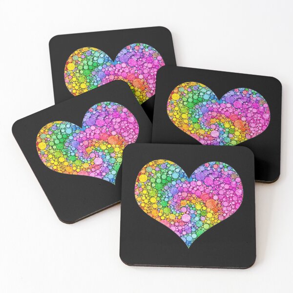 Item preview, Colorful Polka Dot Heart International Dot Day designed and sold by westsslewis.