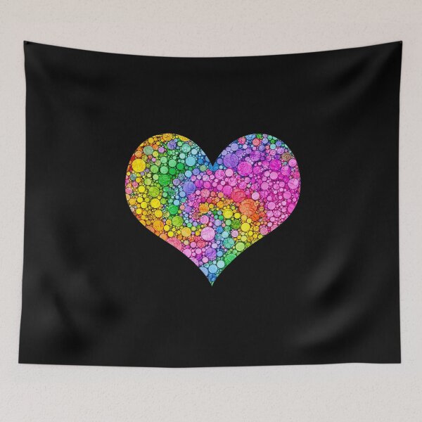 Item preview, Colorful Polka Dot Heart International Dot Day designed and sold by westsslewis.