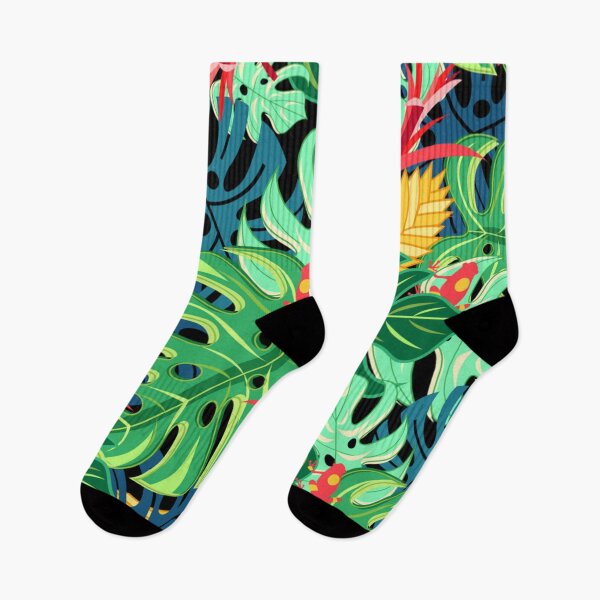 Item preview, Beautiful pattern leaves monstera and frogs designed and sold by Gurshnet68.