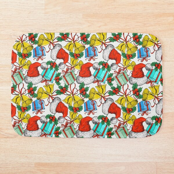Item preview, Patrón de decoración festiva colorida de tema navideño designed and sold by CRECK.