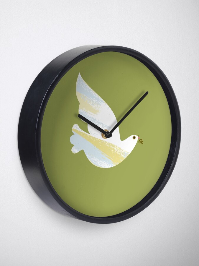 Alternate view of Christmas Dove Clock
