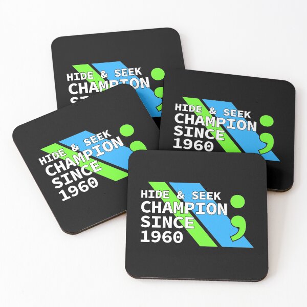 Item preview, Semicolon : Hide and Seek champion since 1960 designed and sold by yoshra.