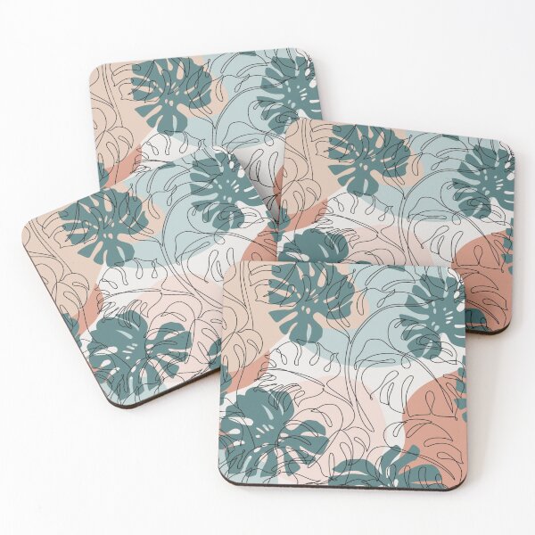 Item preview, Minimal tropical art tropical monstera leaves designed and sold by Gurshnet68.