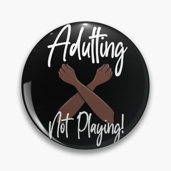 Item preview, Adultas - ¡No jugando! Brazos cruzados - Tono de piel 2 de 5 designed and sold by Swags.