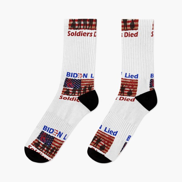 Item preview, Biden lied soldiers died, Republican anti-Biden joe american Flag designed and sold by Oblivyum.