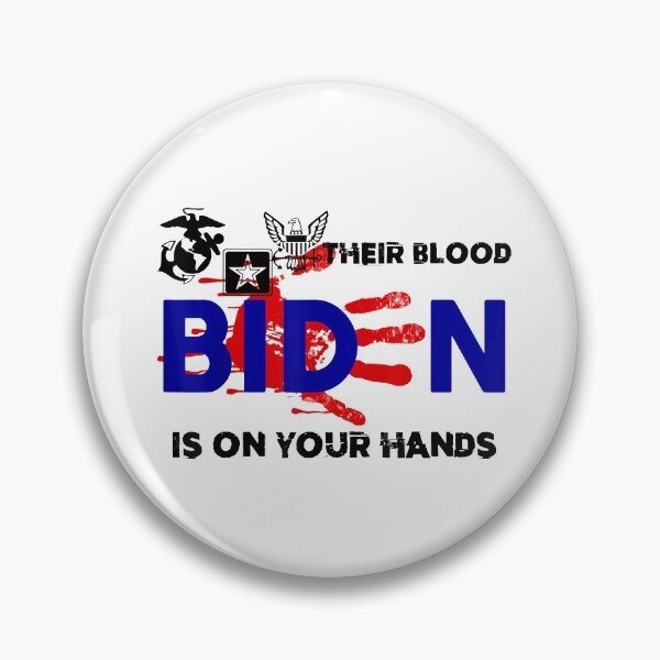 Item preview, Their Blood Biden Is On Your Hands Vintage Biden Handprint designed and sold by westsslewis.