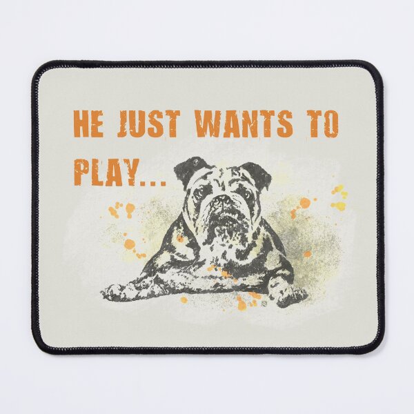 Item preview, HE JUST WANTS TO PLAY designed and sold by bettinabk.